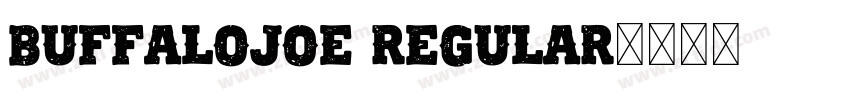 BuffaloJoe Regular字体转换